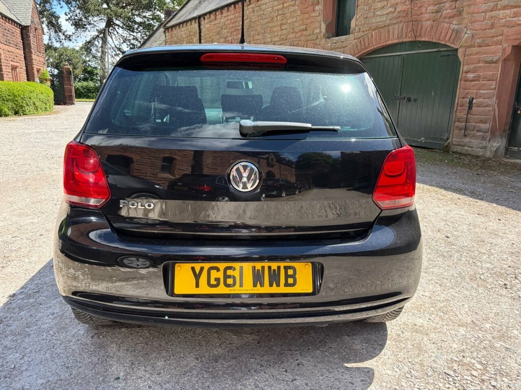 Volkswagen Polo 1.2 Match Hatchback Euro 5 60 P YG61WWB Black #6