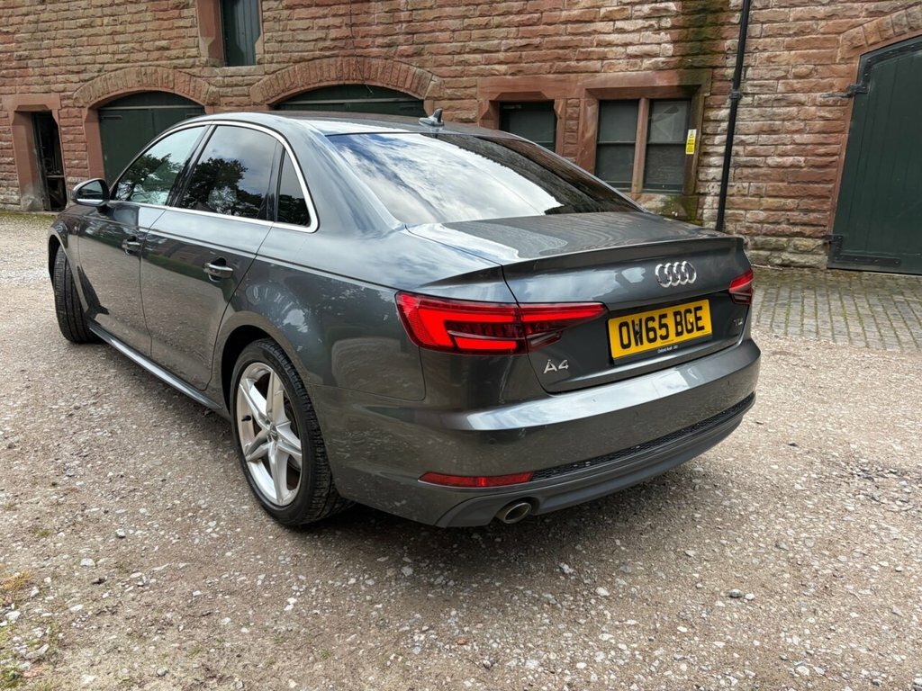 Audi A4 2.0 Tdi S Line Saloon Euro 6 S OW65BGE Grey #5
