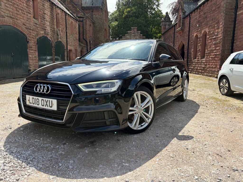 Audi A3 1.5 Tfsi Cod S Line Sportback Eu LO18OXU Black #2