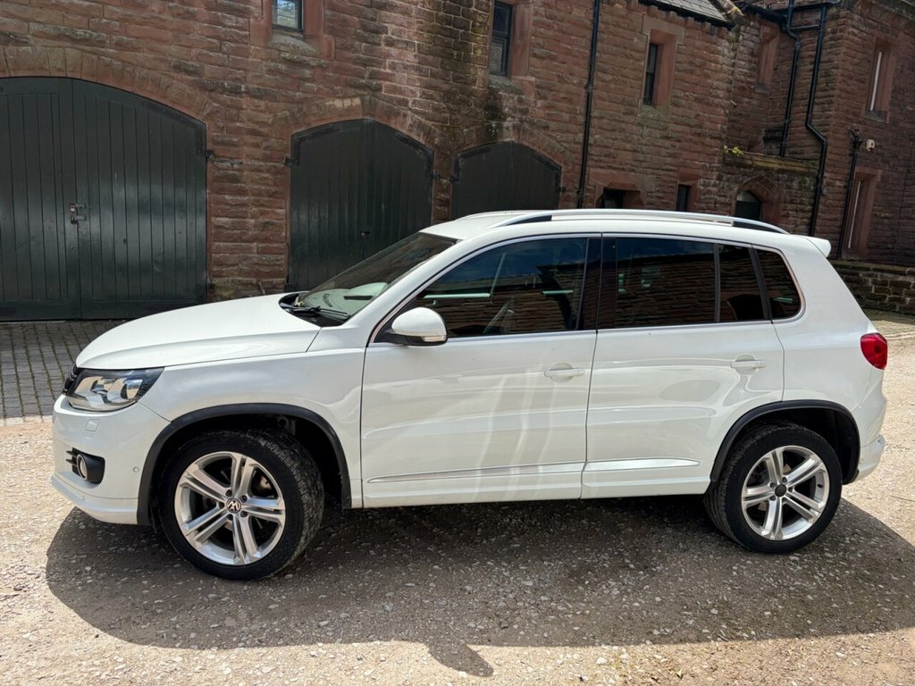 Volkswagen Tiguan 2.0 Tdi Bluemotion Tech R-line Edition Suv Die BV16FFU White #4
