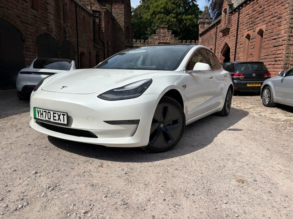 Tesla Model 3 Dual Motor Long Range Saloon 4 YH70EXT White #2