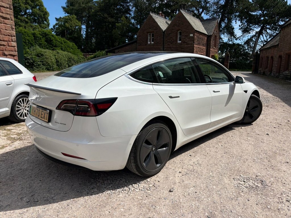 Tesla Model 3 Dual Motor Long Range Saloon 4 YH70EXT White #6