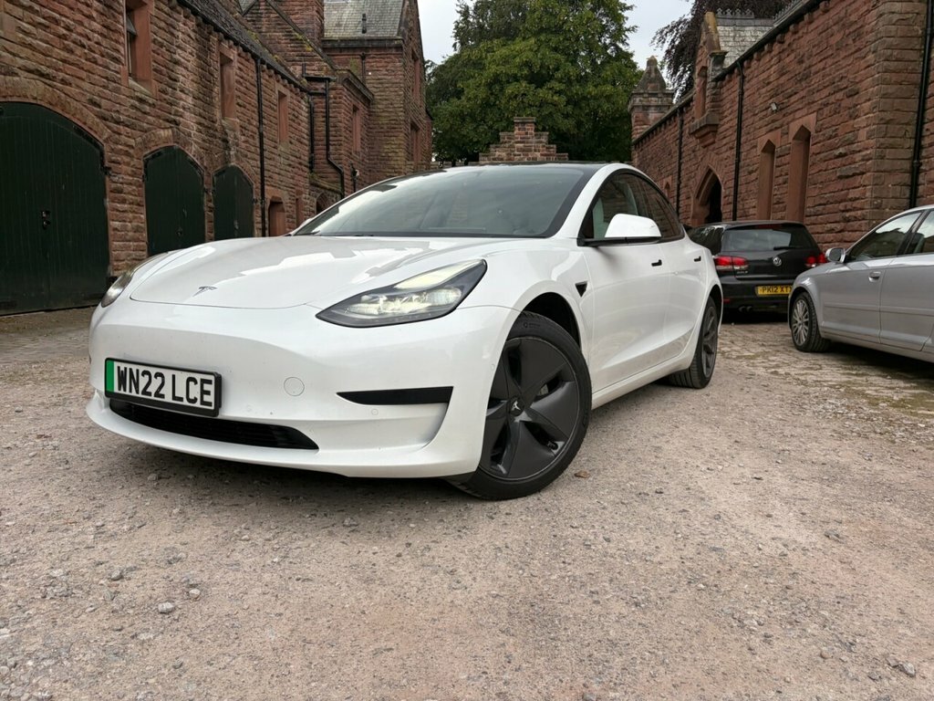 Tesla Model 3 Standard Range Plus Saloon Rwd WN22LCE White #2
