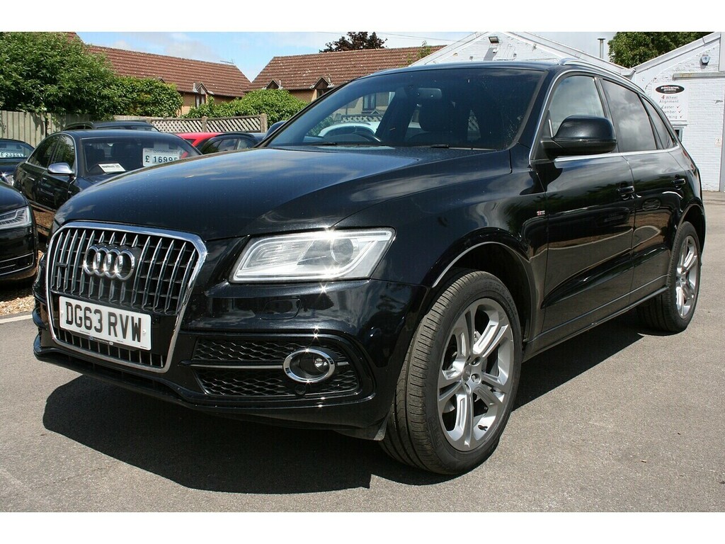 Audi Q5 2.0 Tfsi S Line Plus U925 Ulez DG63RVW Black #2
