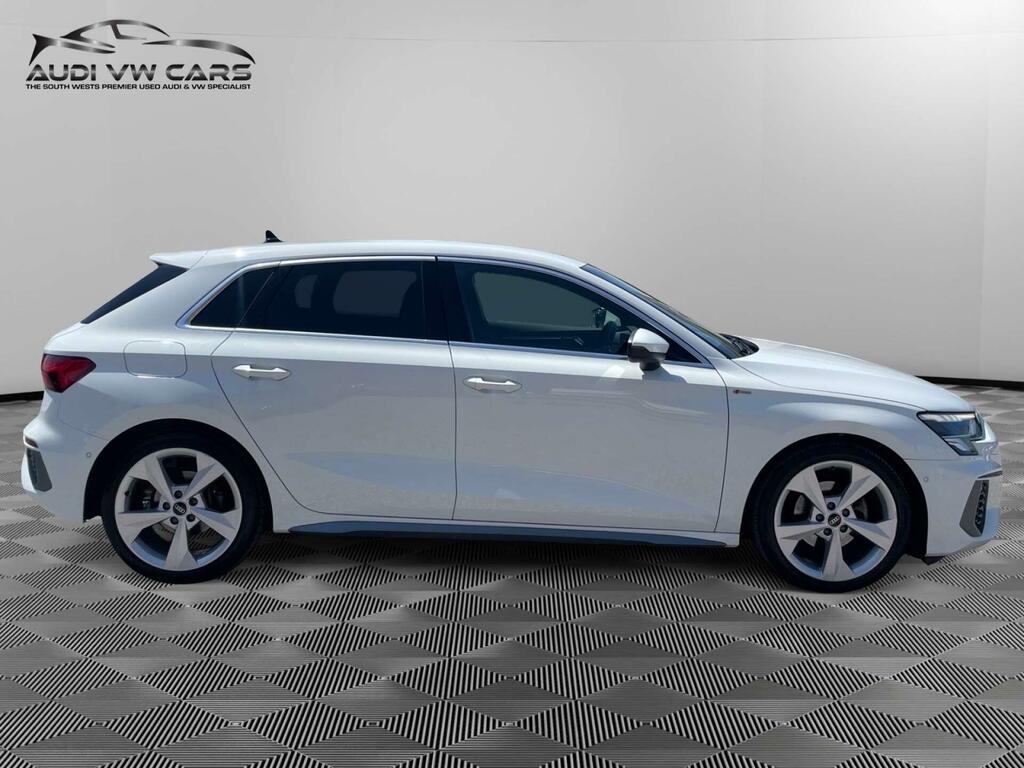 Audi A3 1.5 Tfsi 35 S Line Sportback S Tronic Euro 6 Ss White #6