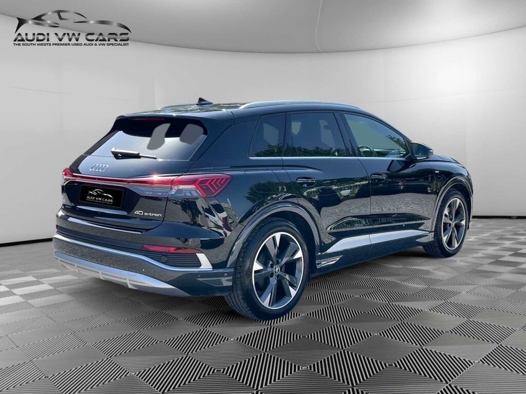 Audi Q4 E Tron S Line Black #5