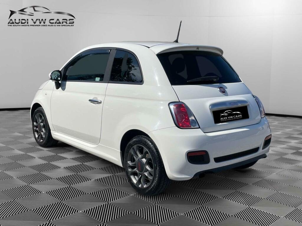 Fiat 500 S White #3
