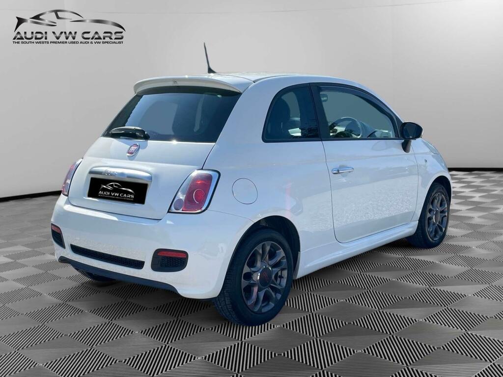 Fiat 500 S White #5