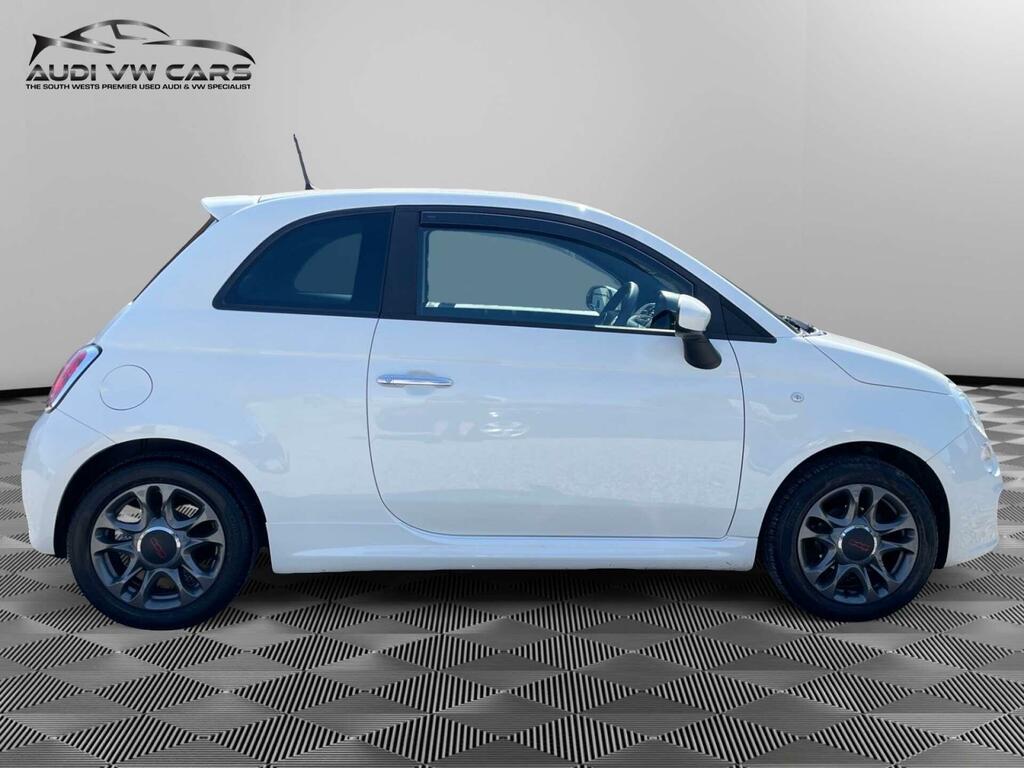 Fiat 500 S White #6