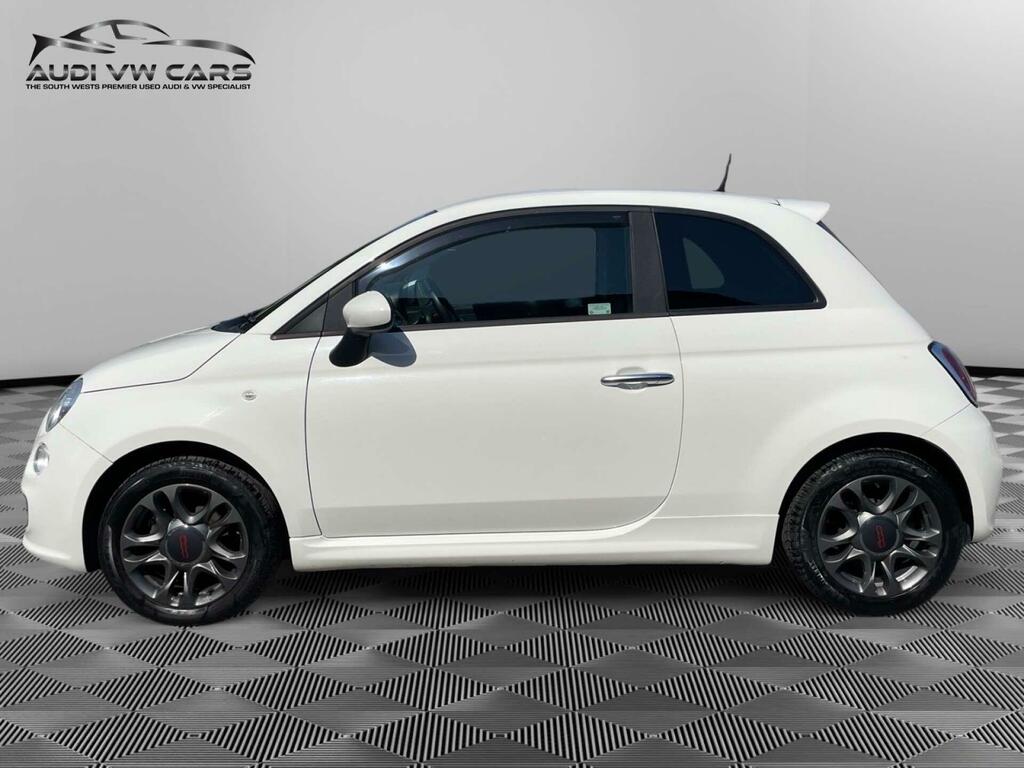Fiat 500 S White #2