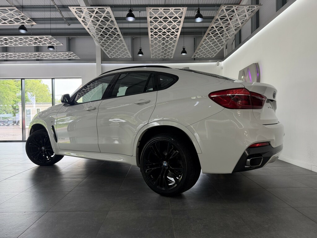BMW X6 3.0 X6 Xdrive40d M Sport White #6