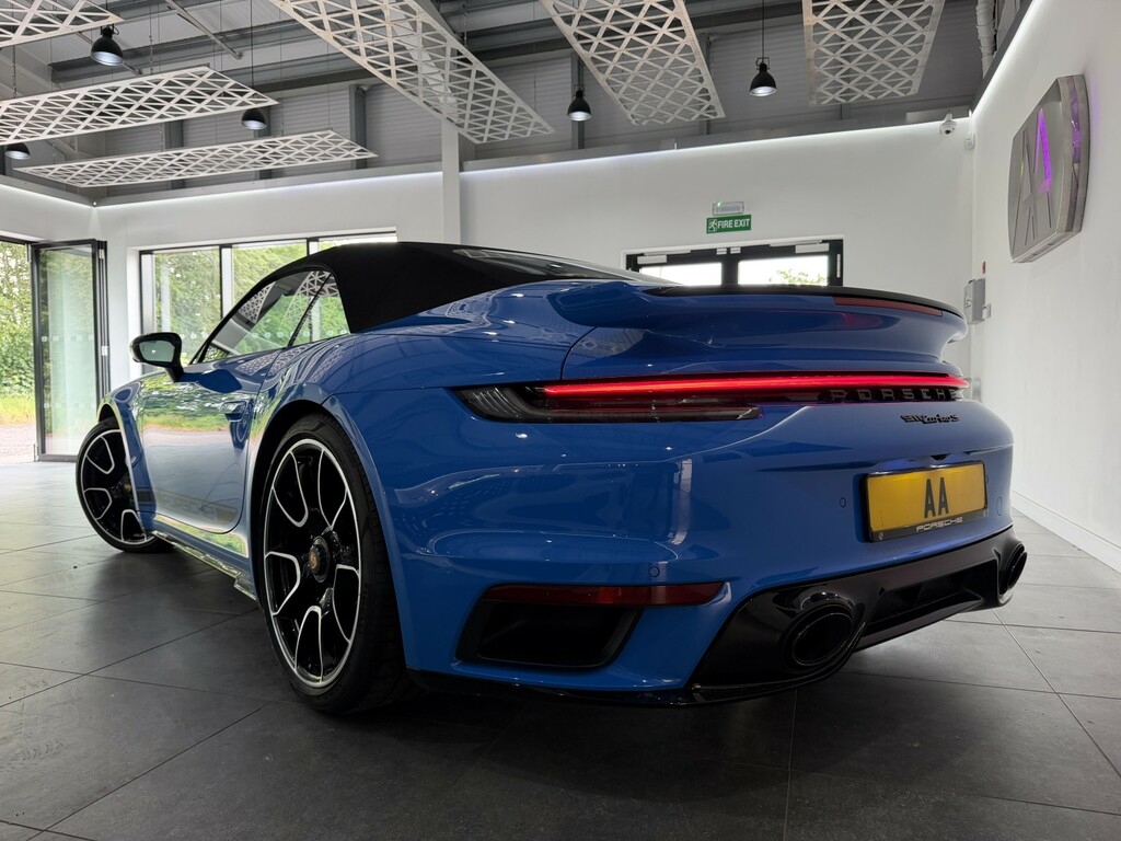 Porsche 911 Convertible 3.7 T 992 Turbo S 202372 BA72GXJ Blue #5