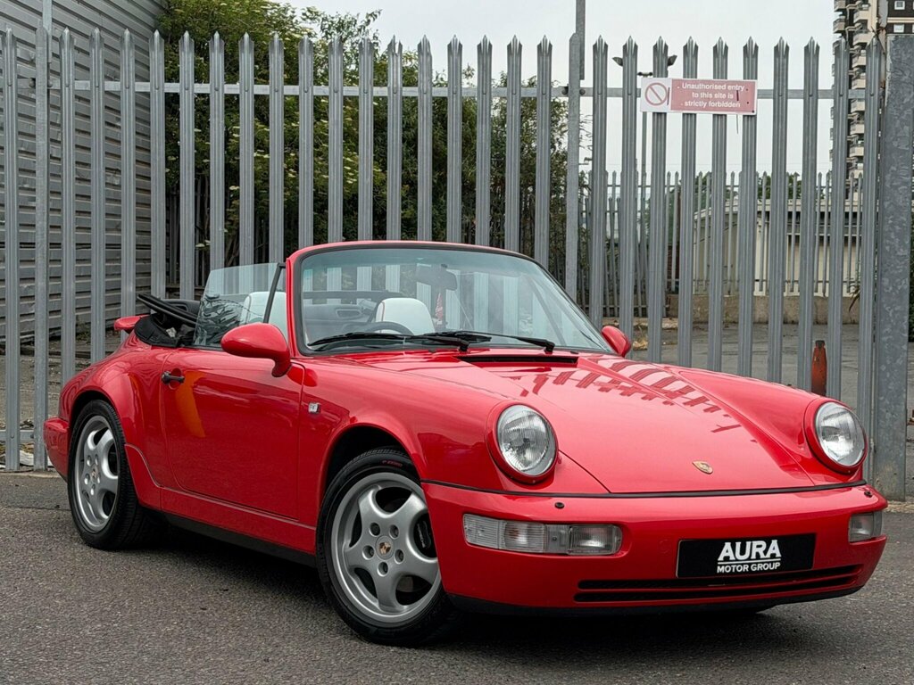 Porsche 911 3.6 964 Carrera 2 Cabriolet Red