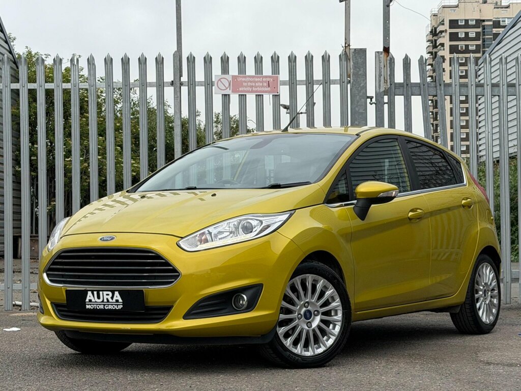 Ford Fiesta 1.6 Titanium Powershift Euro 5 EX14ENM Yellow #5
