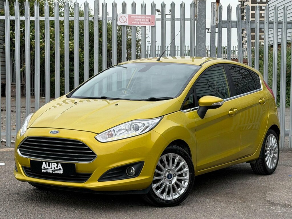 Ford Fiesta 1.6 Titanium Powershift Euro 5 EX14ENM Yellow #4