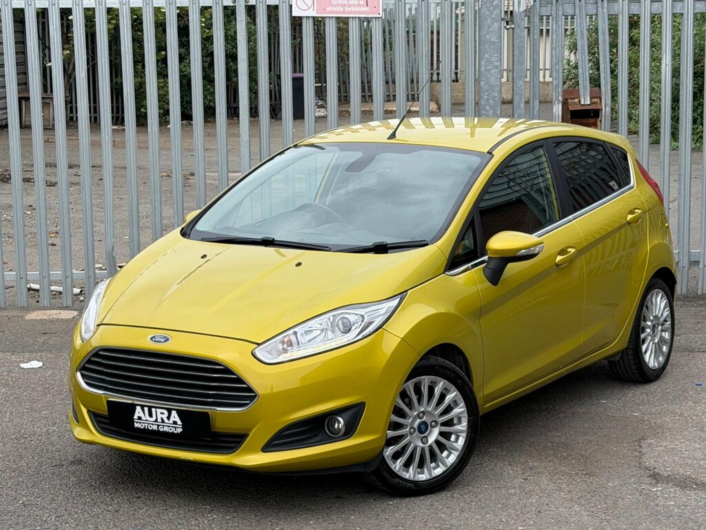 Ford Fiesta 1.6 Titanium Powershift Euro 5 EX14ENM Yellow #6