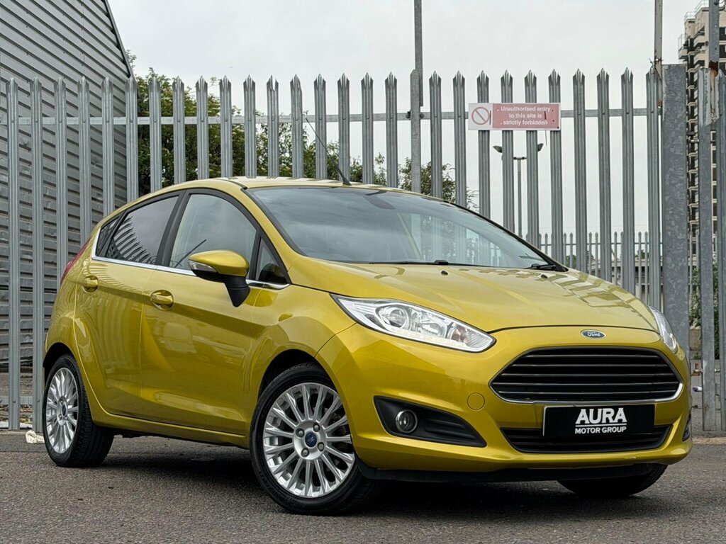 Ford Fiesta 1.6 Titanium Powershift Euro 5 EX14ENM Yellow #2