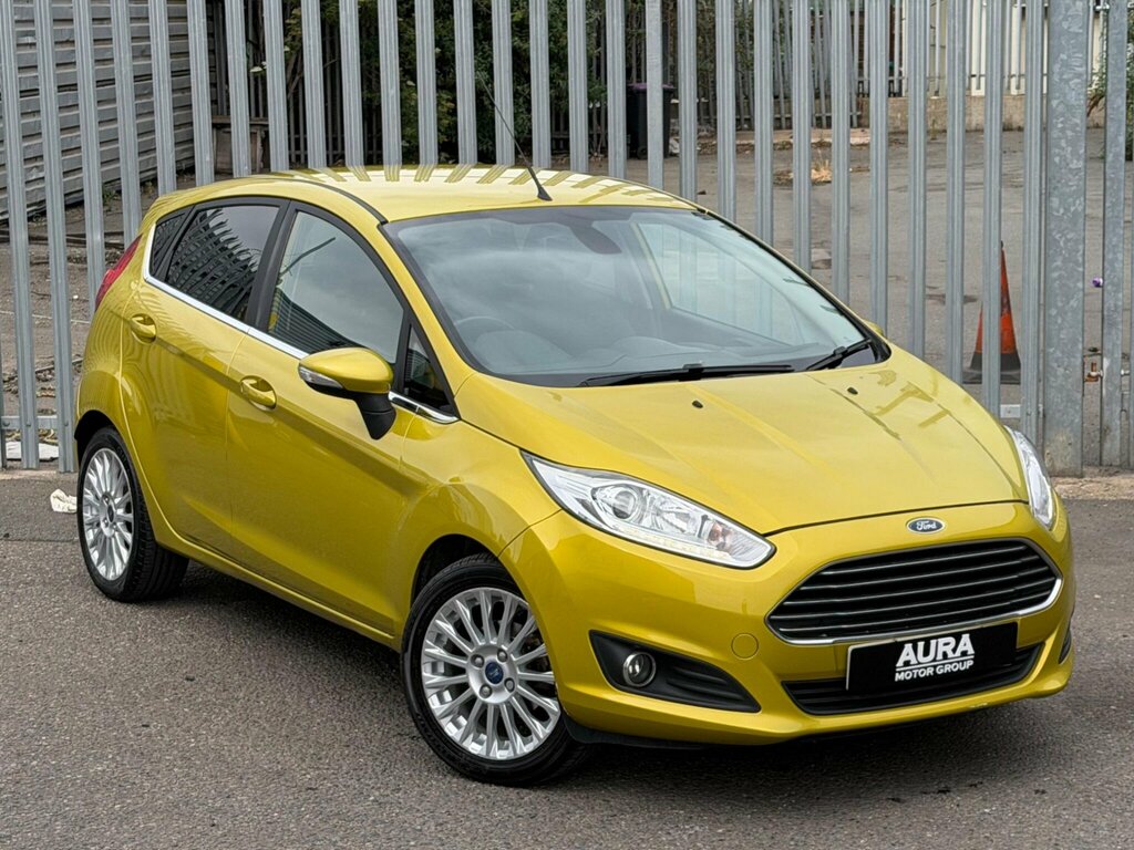 Ford Fiesta 1.6 Titanium Powershift Euro 5 EX14ENM Yellow #3