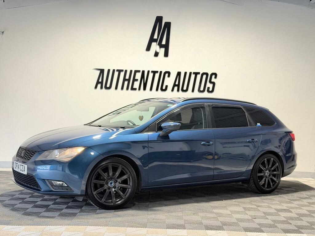 Seat Leon 1.6 Tdi Cr S Sport Tourer Euro 5 Ss 2014 Blue