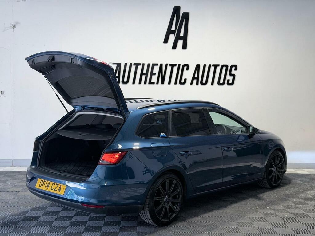 Seat Leon 1.6 Tdi Cr S Sport Tourer Euro 5 Ss 2014 Blue #3
