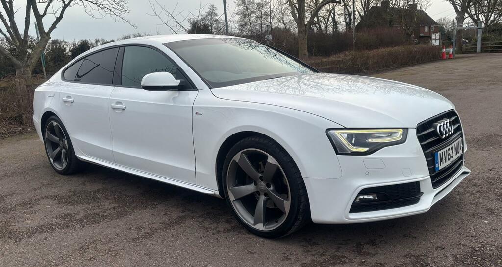 Audi A5 2.0 Tdi Black Edition Sportback Euro 5 Ss White