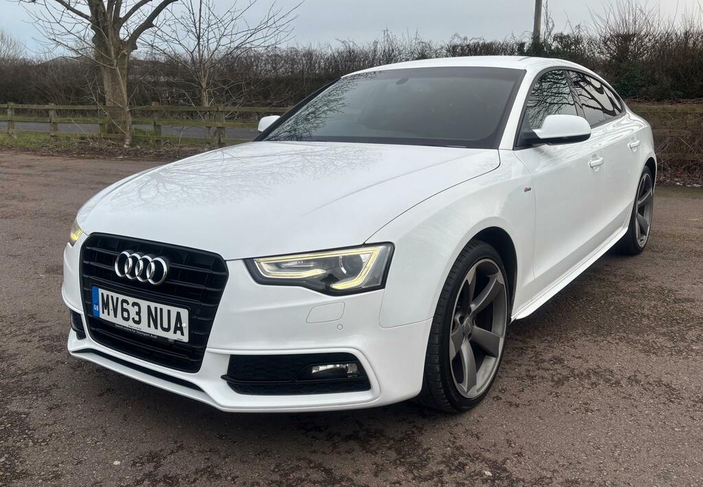 Audi A5 2.0 Tdi Black Edition Sportback Euro 5 Ss MV63NUA White #3