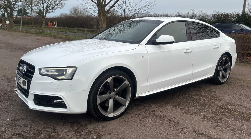 Audi A5 2.0 Tdi Black Edition Sportback Euro 5 Ss MV63NUA White #4