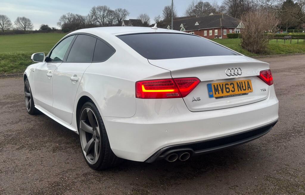 Audi A5 2.0 Tdi Black Edition Sportback Euro 5 Ss MV63NUA White #6