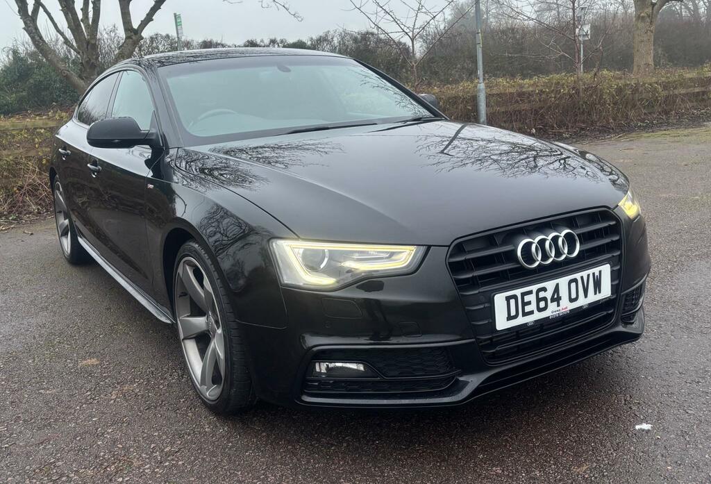 Audi A5 2.0 Tdi Black Edition Sportback Euro 5 Ss DE64OVW Black #3