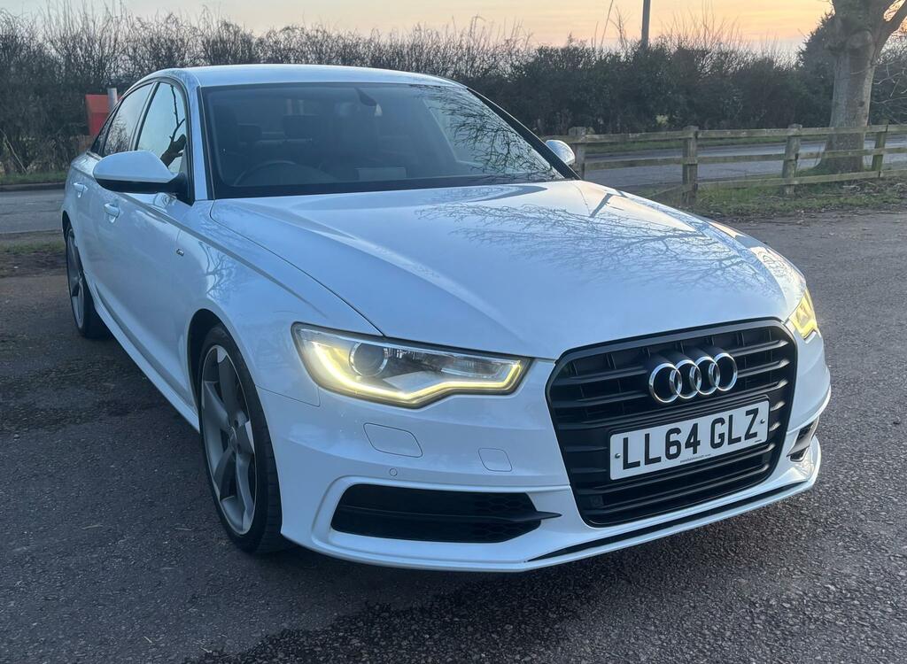 Audi A6 Saloon Black Edition White #2