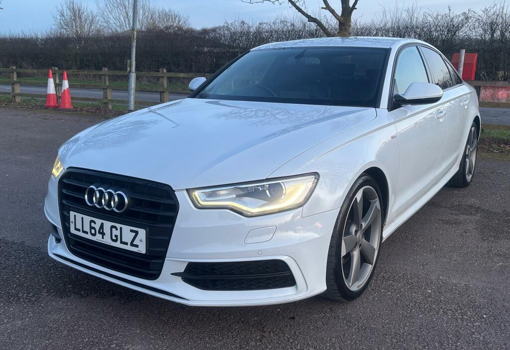 Audi A6 Saloon Black Edition White #5