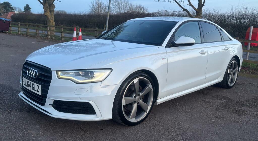Audi A6 Saloon Tdi Ultra Black Edition White #7