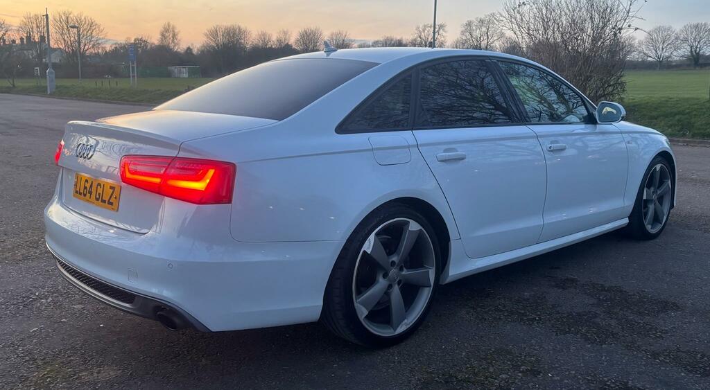 Audi A6 Saloon Tdi Ultra Black Edition White #15