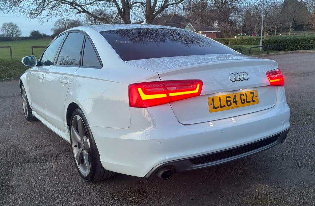 Audi A6 Saloon Tdi Ultra Black Edition White #10