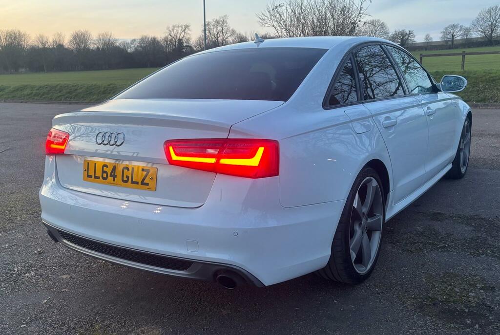 Audi A6 Saloon Tdi Ultra Black Edition White #13