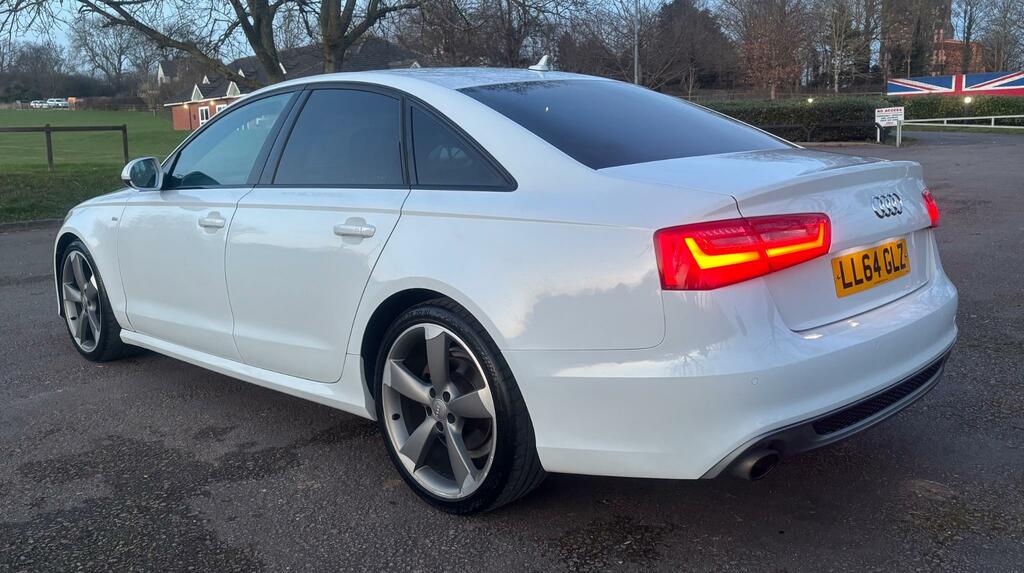 Audi A6 Saloon Tdi Ultra Black Edition White #9
