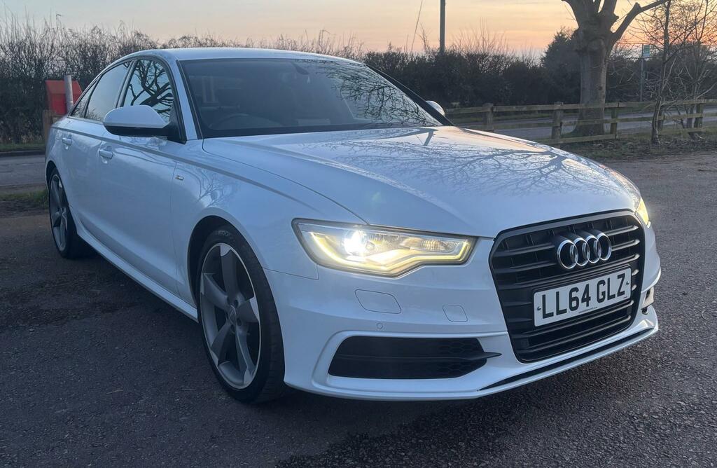 Audi A6 Saloon Tdi Ultra Black Edition White #17
