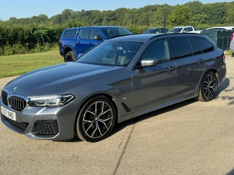 BMW 5 Series 2.0 520D Mht OU71XMD Blue #3