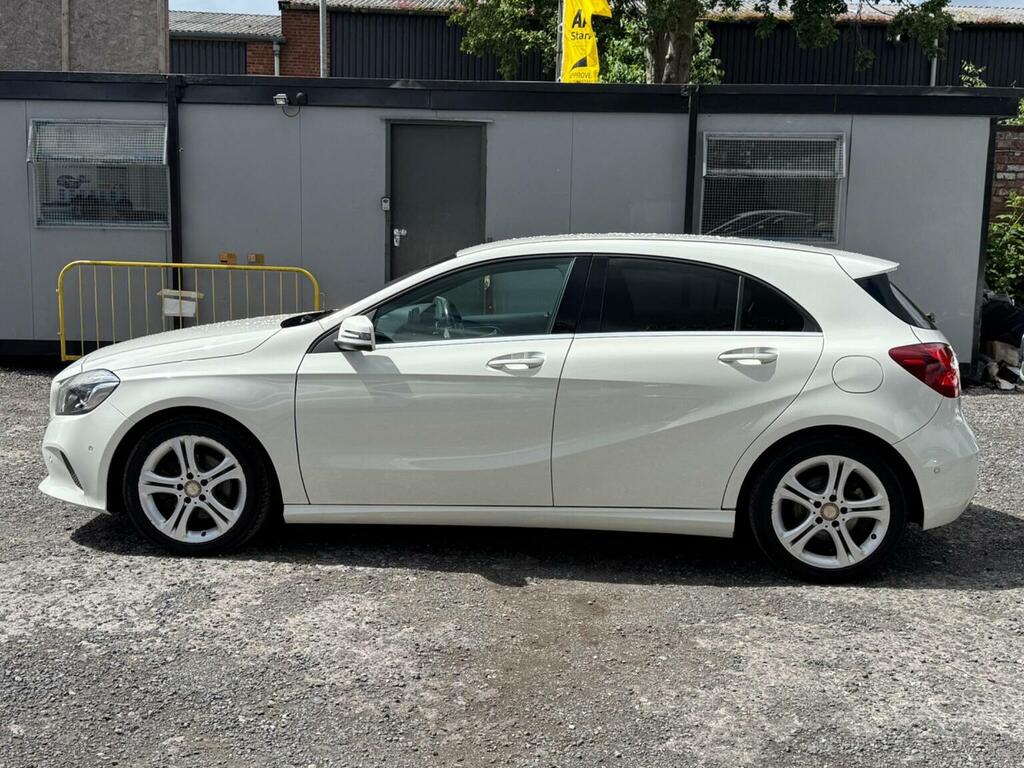 Mercedes-Benz A Class Hatchback 1.6 A180 Sport 7G-dct Euro 6 Ss MX66RTZ White #4