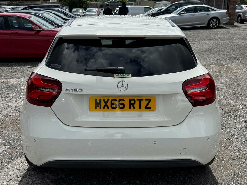 Mercedes-Benz A Class Hatchback 1.6 A180 Sport 7G-dct Euro 6 Ss MX66RTZ White #6