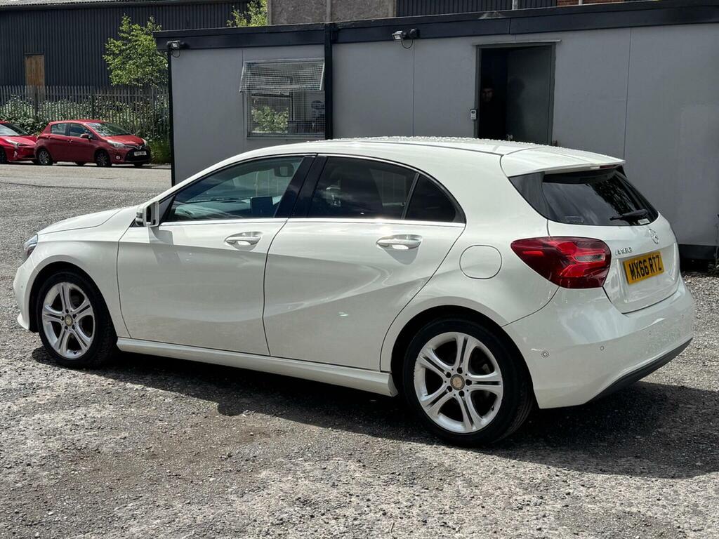 Mercedes-Benz A Class Hatchback 1.6 A180 Sport 7G-dct Euro 6 Ss MX66RTZ White #5