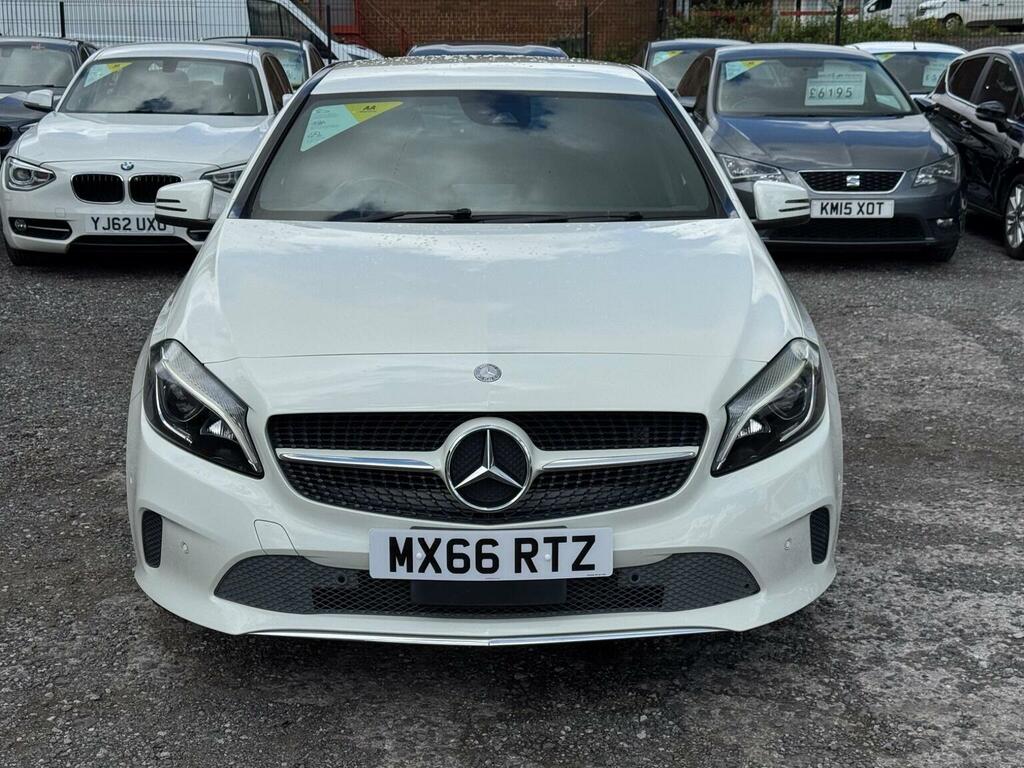 Mercedes-Benz A Class Hatchback 1.6 A180 Sport 7G-dct Euro 6 Ss MX66RTZ White #2
