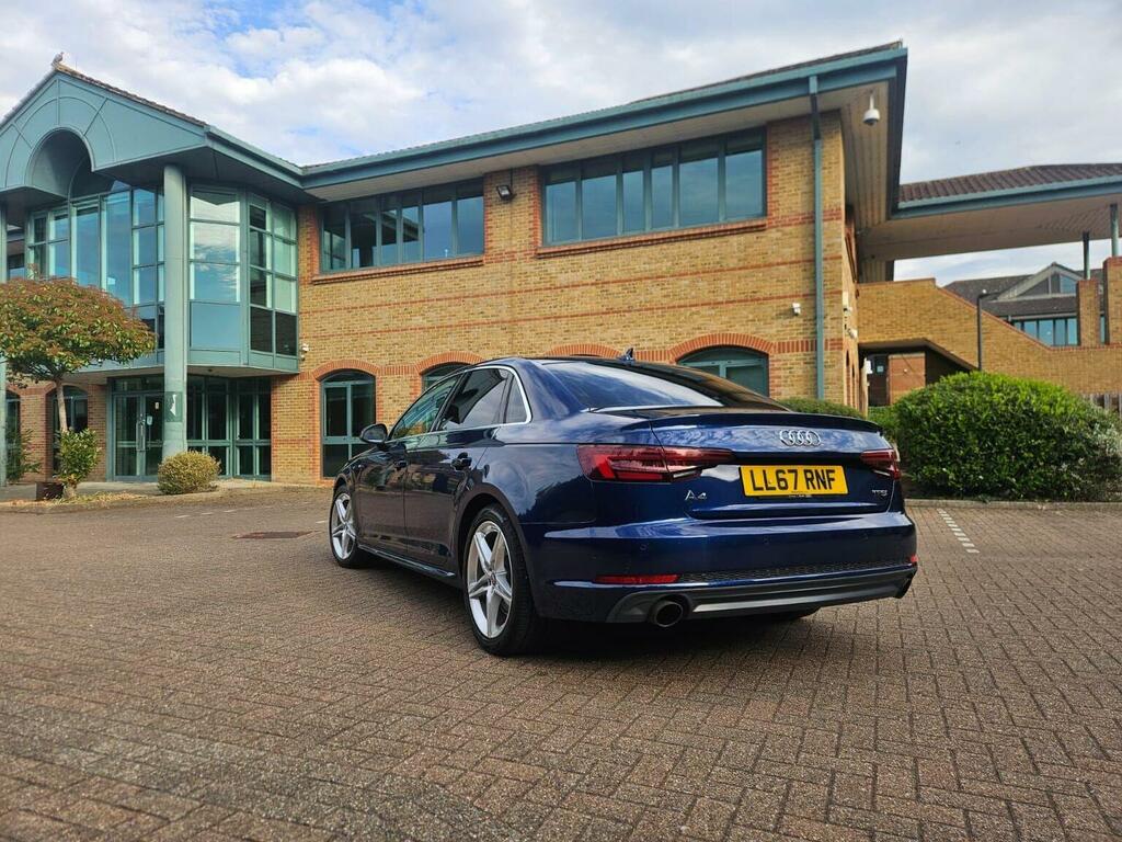 Audi A4 Saloon 2.0 Tfsi S Line S Tronic Euro 6 Ss LL67RNF Blue #3