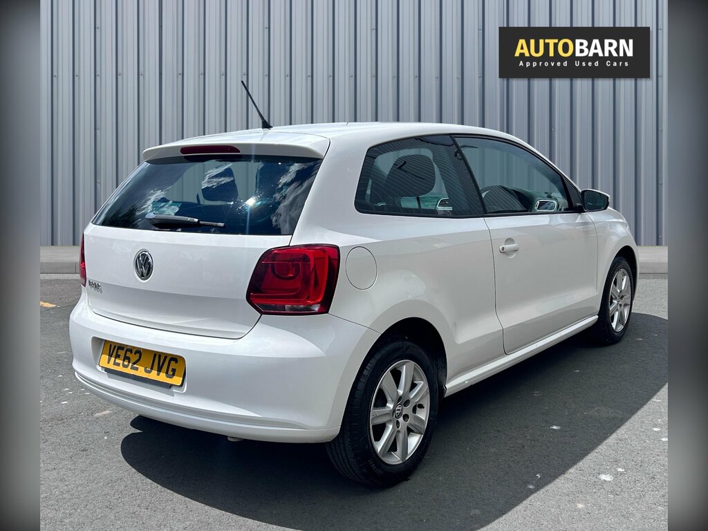 Volkswagen Polo 1.2 Match Hatchback Euro 5 70 P VE62JVG White #5