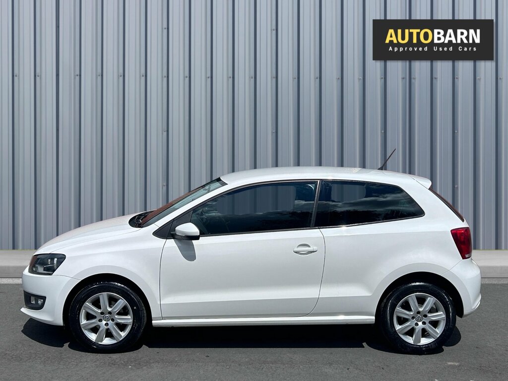 Volkswagen Polo 1.2 Match Hatchback Euro 5 70 P VE62JVG White #4