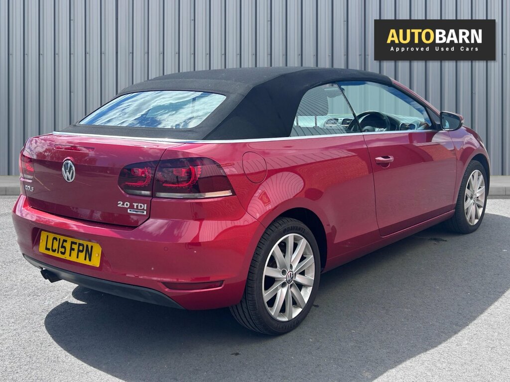 Volkswagen Golf 2.0 Tdi Bluemotion Tech Se Cabriolet Ds Red #5