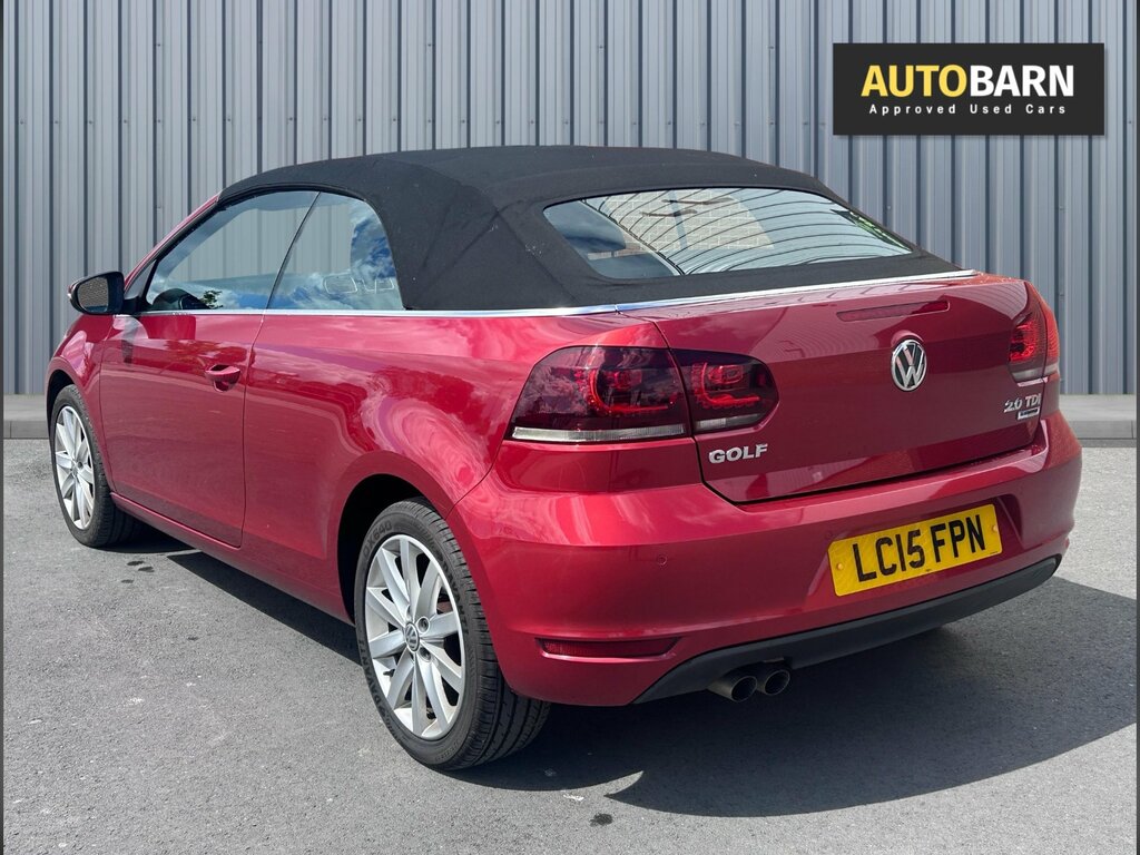 Volkswagen Golf 2.0 Tdi Bluemotion Tech Se Cabriolet Ds Red #3
