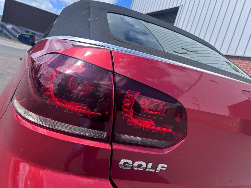 Volkswagen Golf 2.0 Tdi Bluemotion Tech Se Cabriolet Ds Red #2