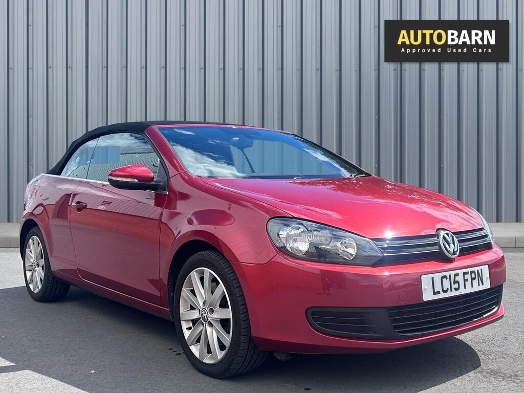 Volkswagen Golf 2.0 Tdi Bluemotion Tech Se Cabriolet Ds Red