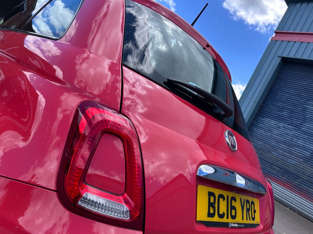 Fiat 500 1.2 Lounge Hatchback Euro 6 Ss BC16YRO Pink #2